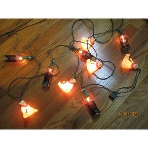 Coca Cola Polar Bear String Lights Set Iconic Soda Bottle Christmas Decor